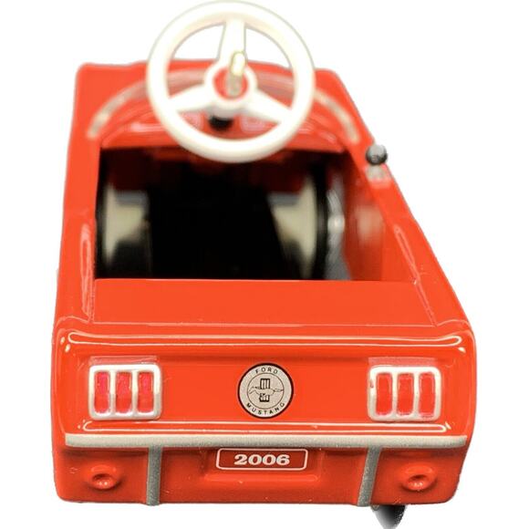 Hallmark Red 1964 1/2 MUSTANG Keepsake Ornament #13 Kiddie Car Classics 2006 - Picture 3 of 12